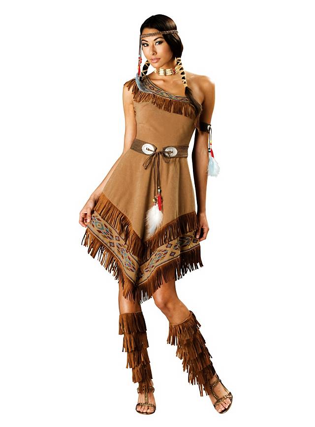 Grosse 1890 Tipp Indianer Karneval Kostüm für Damen