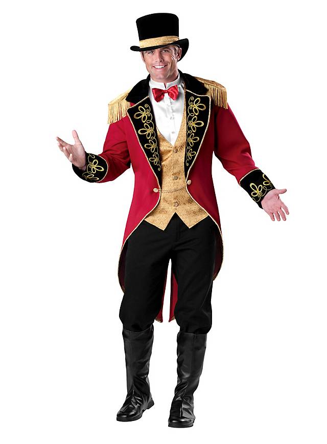 Grosse 1890 Tipp Zirkus Direktor Karneval Kostüm für Herren