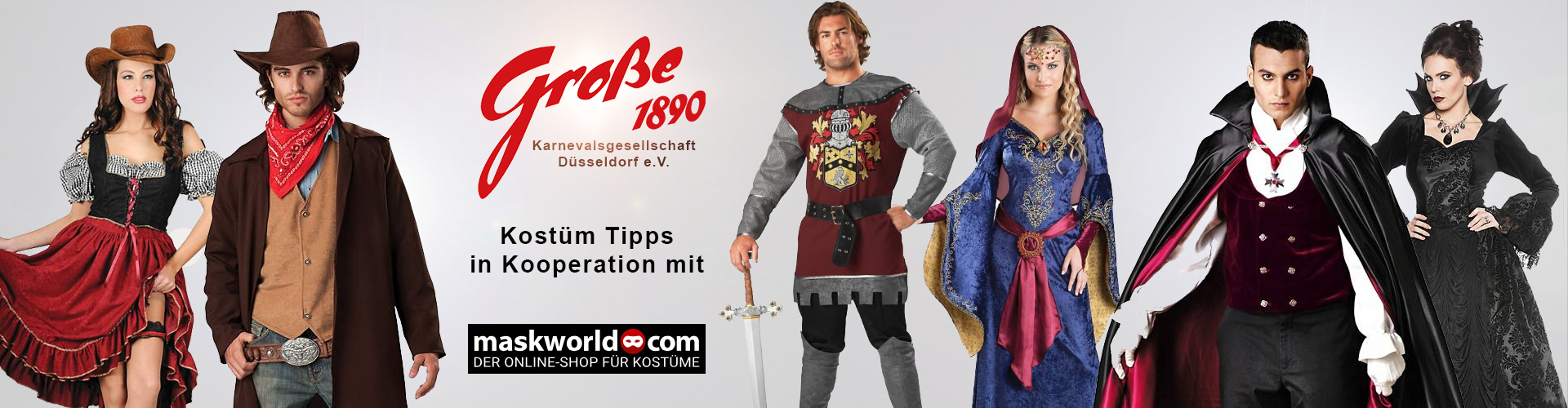 GROßE 1890 Düsseldorf Kooperationspartner maskworld